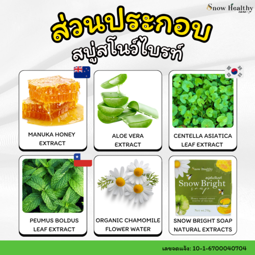 Alternative view of Snow Bright Soap